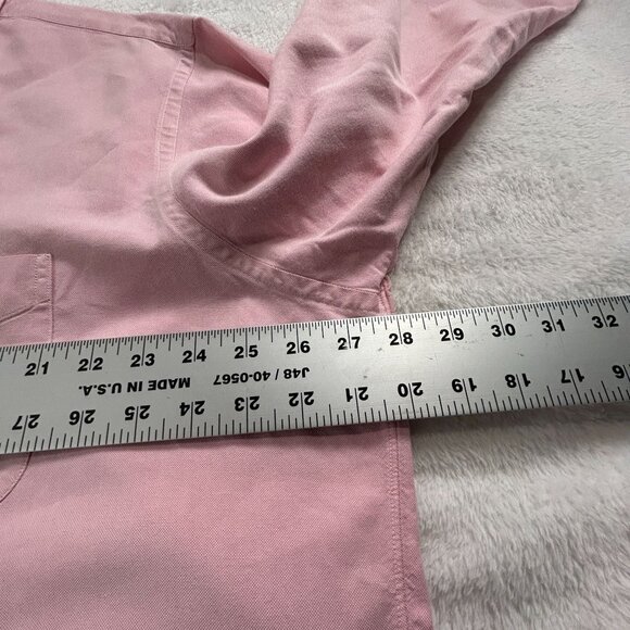 Brooks Brothers Mens Pink Cotton Button-Down Dress Shirt 17 1/2-33 Long Sleeve - Picture 6 of 7